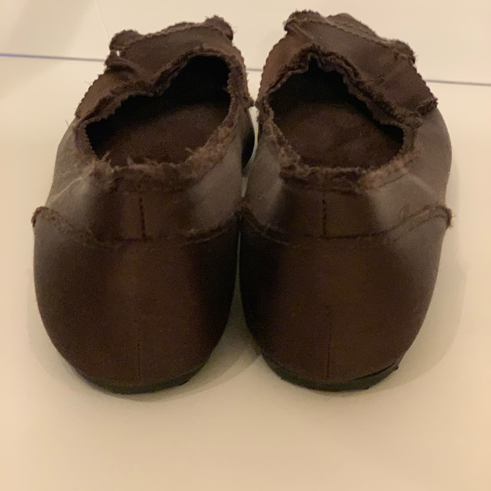 Designer Pedro Garcia Brown Ballet Flats - Picture 3 of 4